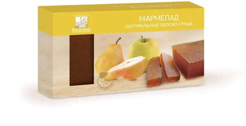 Мармелад пластовый 210г ЯБЛОКО-ГРУША в Перми