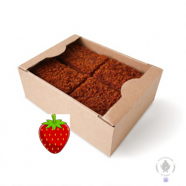 №3 Пряник 1кг с фруктовой начинкой Клубника в Перми