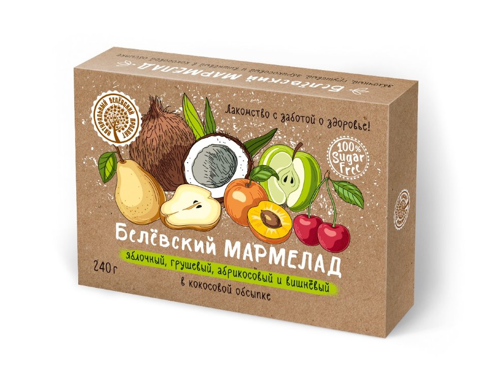  Мармелад белевский на фруктозе 240г  в Перми