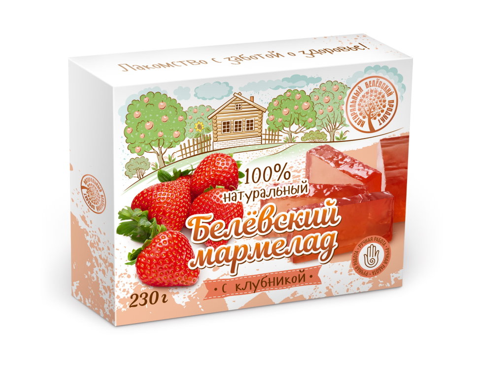  Мармелад белевский "Клубника" 230г в Перми